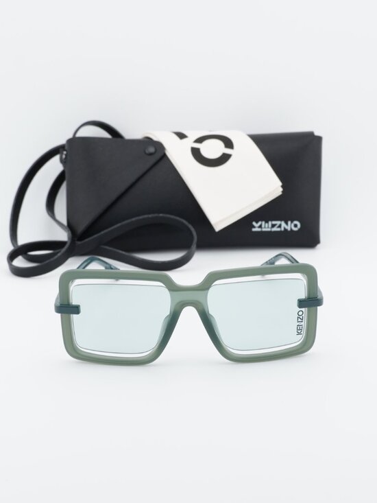 Kenzo KZ40049U 94N Square Sunglasses - Green main image 4